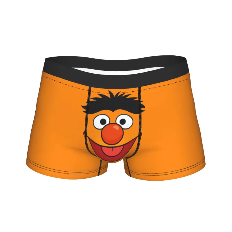 S-Sesames Streets Tango Elmo & Grover Cueca masculina Shorts Cuecas Boxershorts engraçados Qualidade Aduaneira Calcinhas Oversize — image 1