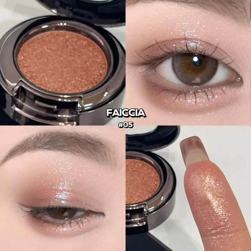 Chameleon Smoky Green Eyeshadow Palette High Gloss Easy-To-Apply Sparkling Purple Pearlescent Eye Shadow Brightening Makeup — image 11
