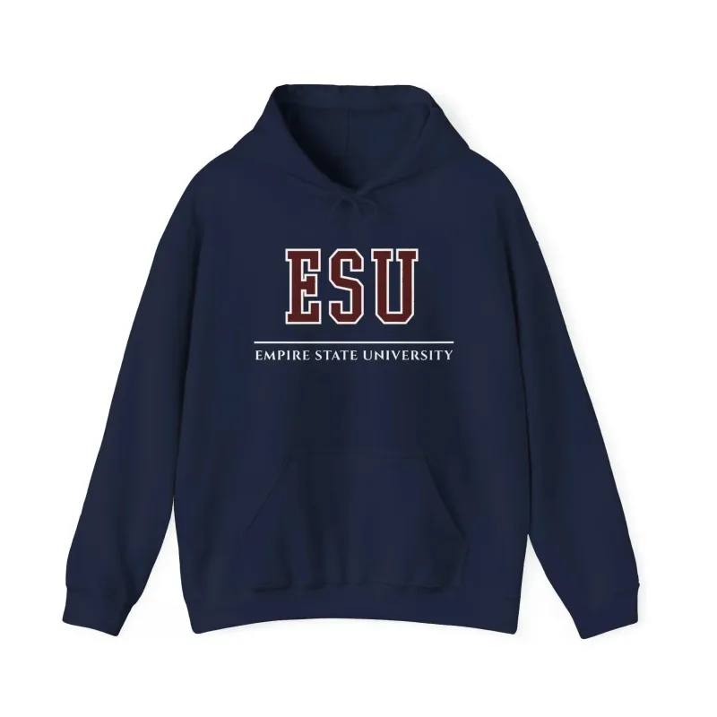 2026 new ESU Empire State University Hoodie Sweatshirt Brand New Day Merch Peter Hoodies Unisex Spring and Summer Long Sleeve