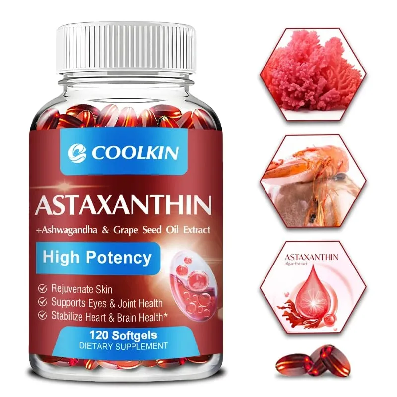 Astaxantina - Promove a saúde cardiovascular, acelera o metabolismo, apoia a saúde das articulações oculares e da pele — image 2