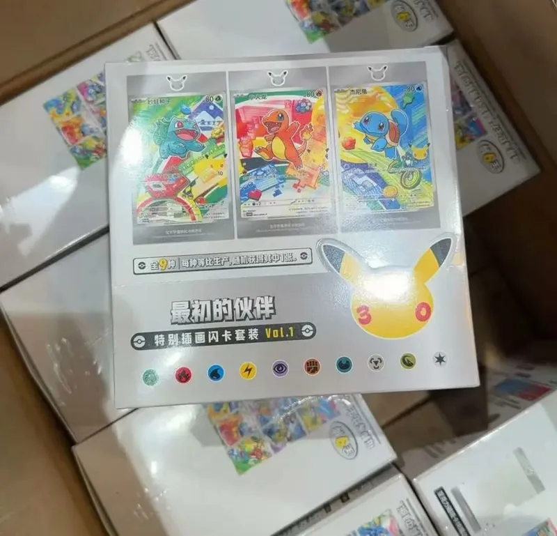 In Stock New Simplified Chinese Pokémon 30th Anniversary Celebration First Partner SIR Set Vol.1 Vol.2 Collectible PTCG Cards — image 19