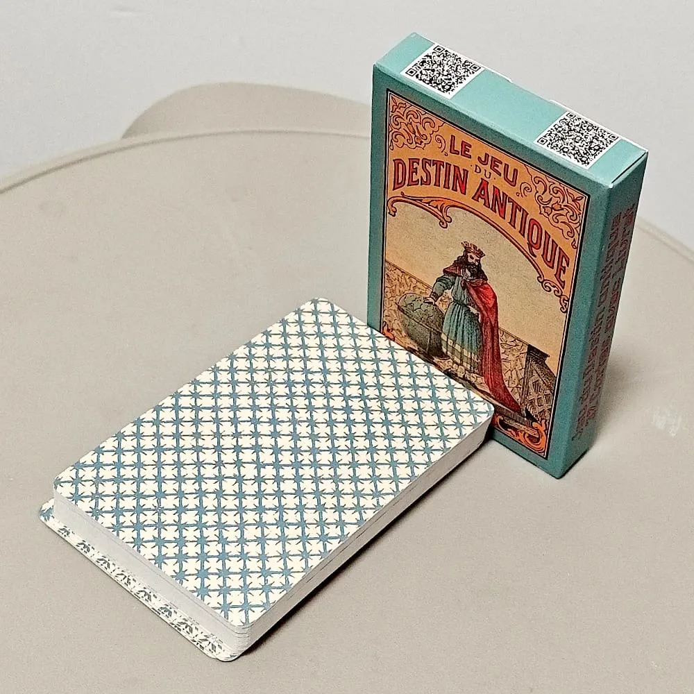 Traditional Cartomancy Cards 9*6cm Vintage Antique Destiny Fortune Telling Cards 32-Card Oracle Deck Le Jeu Du Destin Antique — image 2