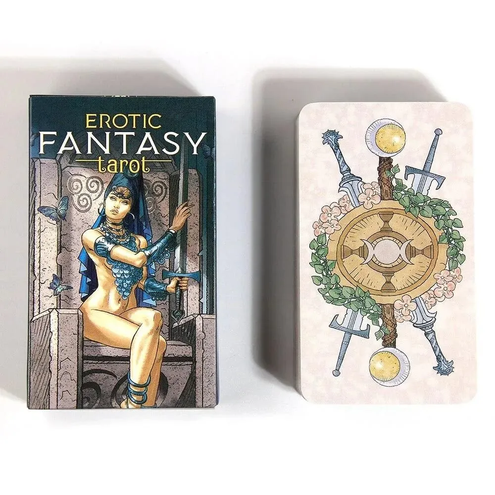 10.3*6cm 78 pcs tarot cards Erotic Fantasy Tarot Deck Leisure Party Table Game Fortune-telling Prophecy Oracle Cards