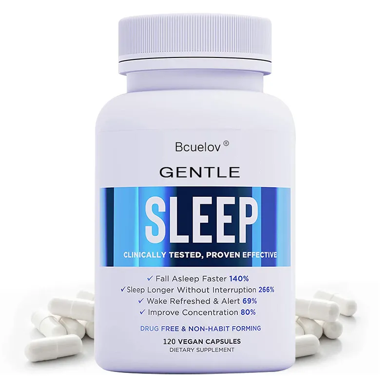 Sleep Supplement - with Magnesium Combats Nighttime Sleep Restores Sleep Quality Prolongs Sleep Time and Relieves Stress — image 1