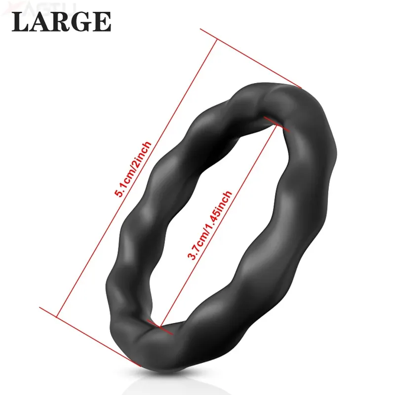 Anel peniano de silicone, anel peniano, brinquedos sexuais para homens, ampliadores de ereção, aumento ultra macio, longa duração, anel peniano mais forte 18 + — image 8