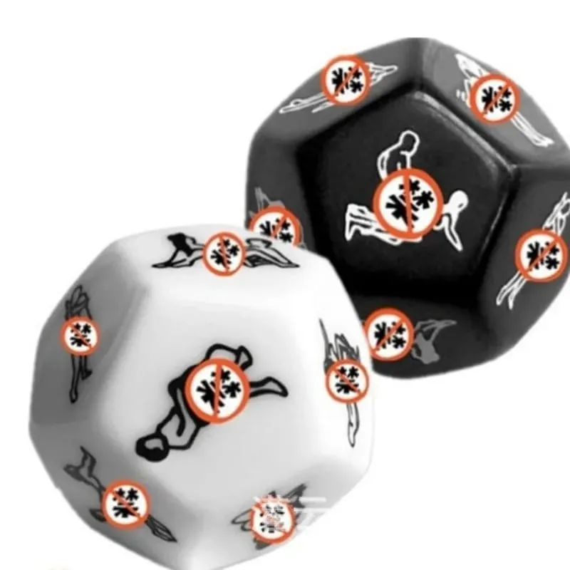 12 Sides Sex Toys for Couples Funny Sex Dice Adult Game Erotic Love Sexy Posture Foreplay Lovers Humour Game Toy Romantic Party — image 3