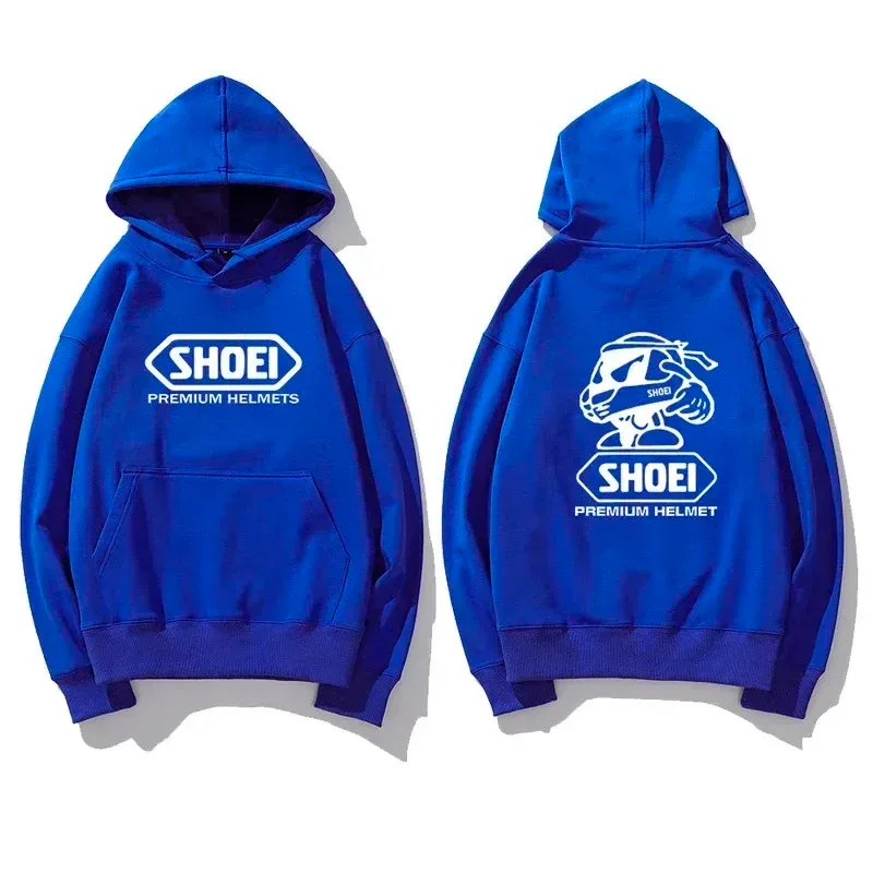 Motorcykelhjälm Tema Grafisk hoodie Unisex Fram Bak Dubbeltryck Biker Dragsko Huvtröja Casual Pullover Topp — image 4