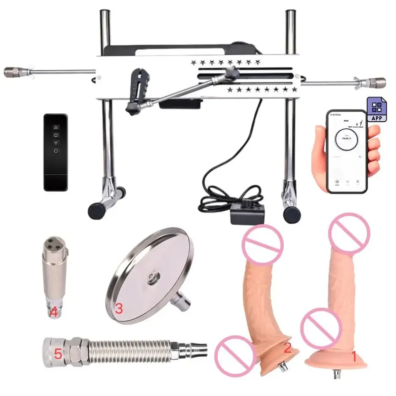 Rough Beast APP Control Makapangyarihang Sex Machine para sa Babae at Lalaki Masturbesyon Love Machine na may Dildo Toy Shop Penetration Sextoys — image 12