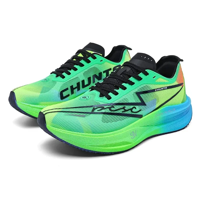 Men's and Women's Running Shoes Anti Slip and Shock-Absorbing Carbon Fiber Board Professional Marathon Chunta Sports Shoes — image 9