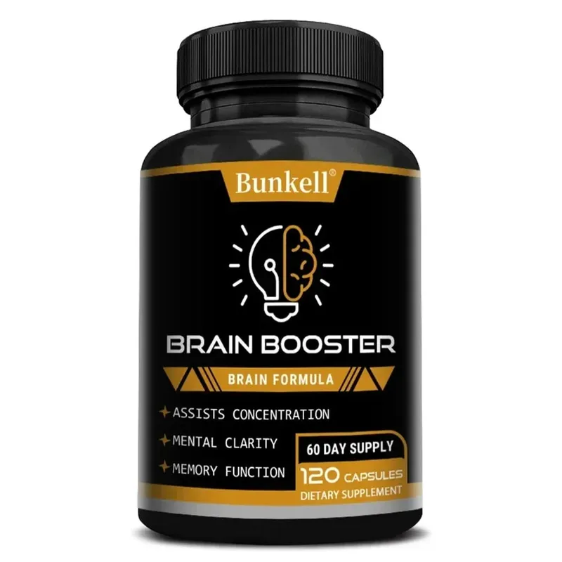 Brain Health Supplement - with Ginkgo Biloba Vitamin B12 Help Improve Cognitive Function and Memory Protect Nerve Cells — image 9
