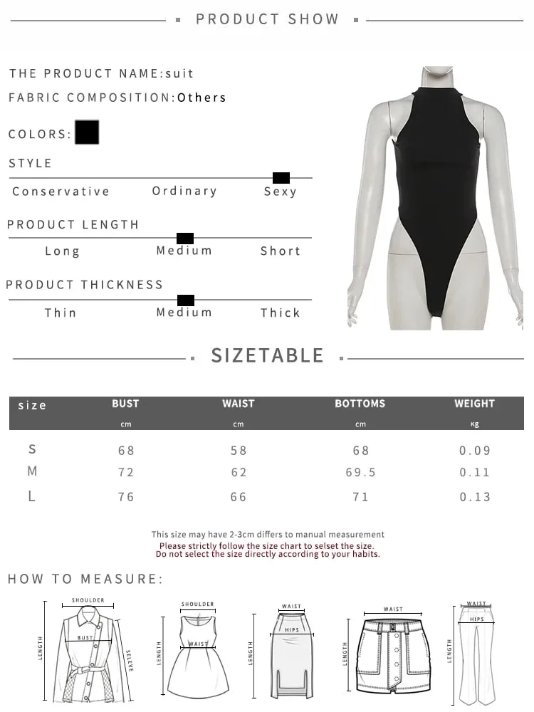 SIsterlinda Sexy Bodysuit Women Classic Trend Sleeveless O-Neck Patchwork Stretch Skinny Fashion Midnight Street Party Clubwear — image 7