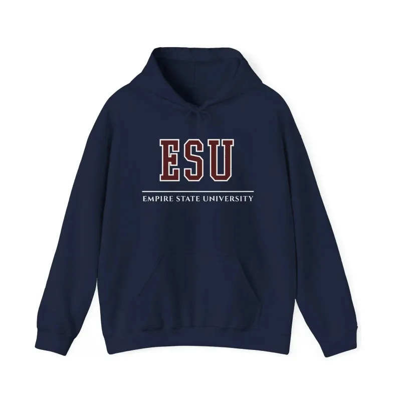 2026 new ESU Empire State University Hoodie Sweatshirt Brand New Day Merch Peter Hoodies Unisex Spring and Summer Long Sleeve