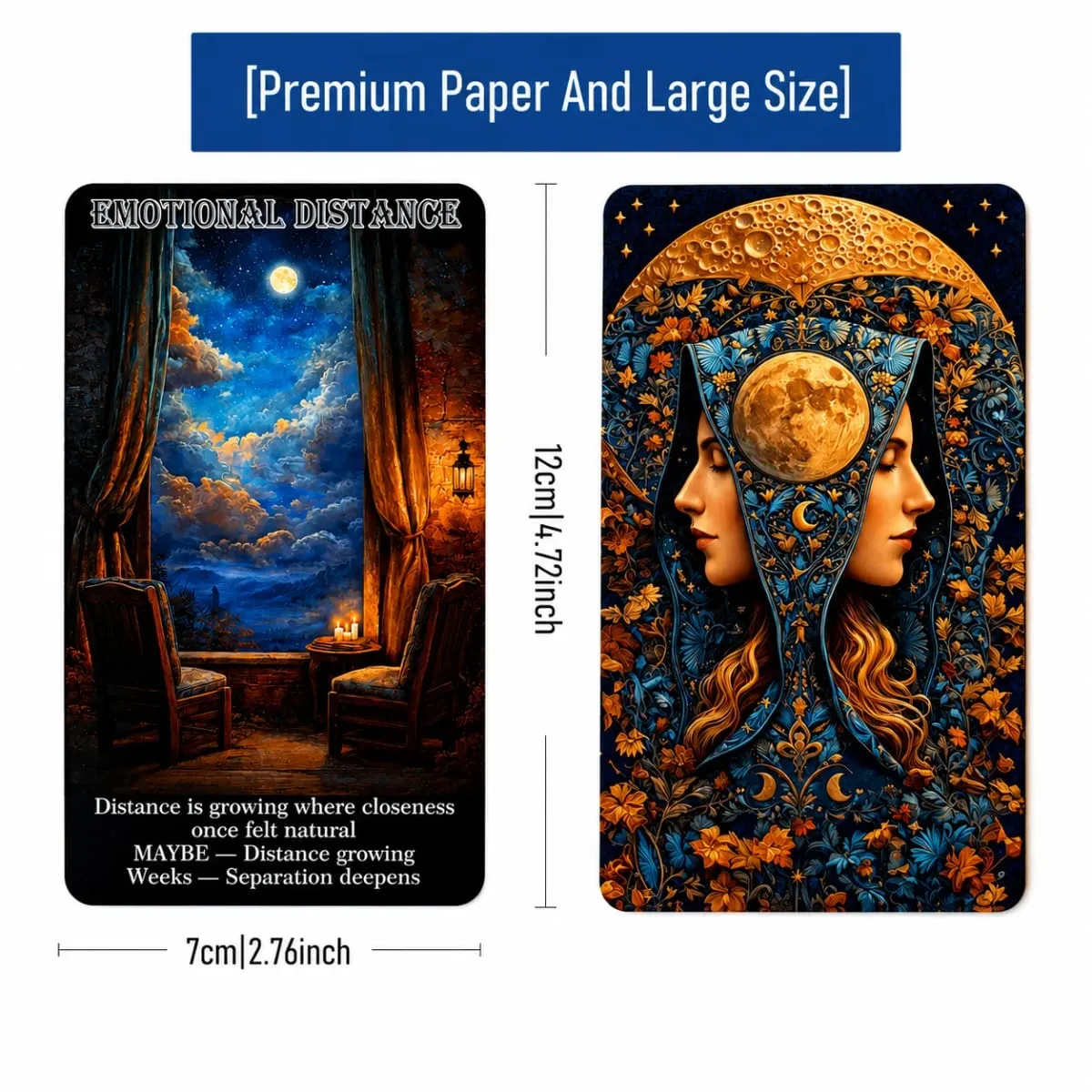 Time Truth Motive Oracle Cards | 78 Card Deck with Yes No Maybe and Timing Guidance for Hidden Truths Intentions Relationship