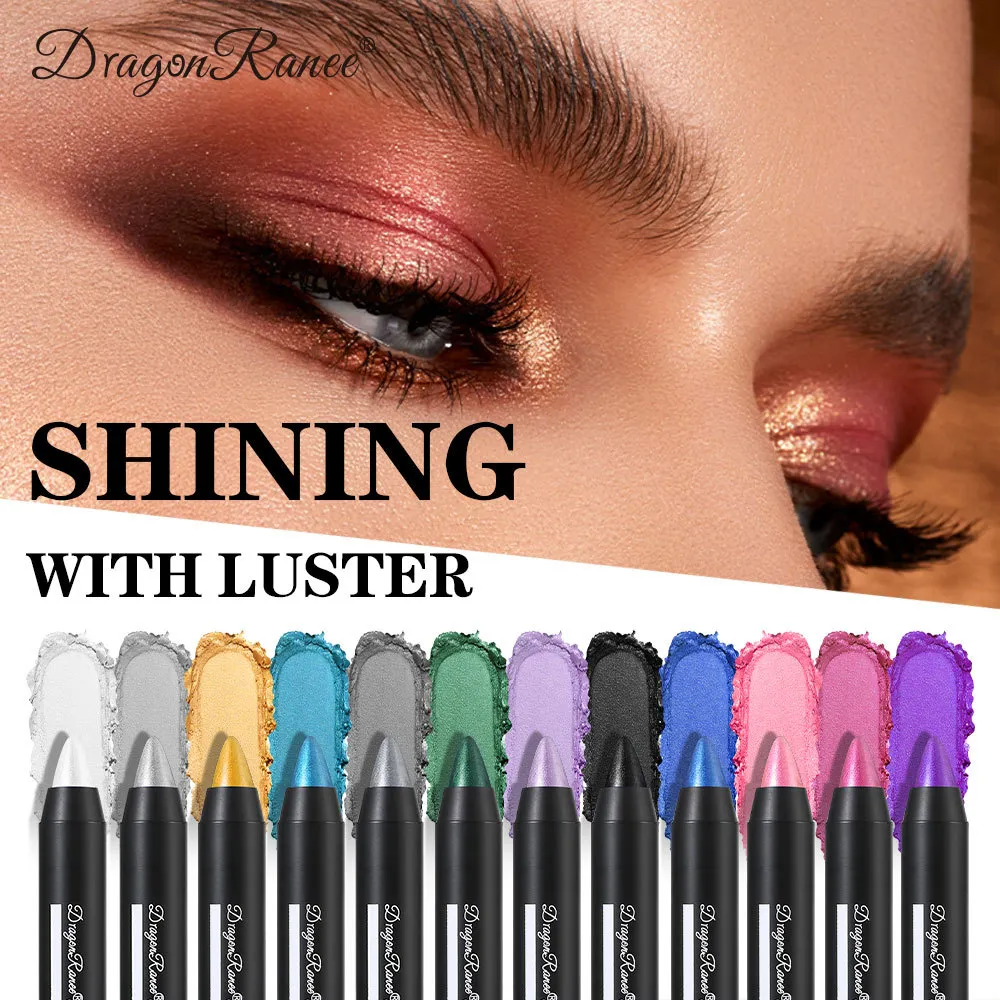 Eyeshadow Stick Pearlescent Fine Shimmer Delicate Eye Modification Eyeshadow Pen Highlight Brightening Contouring Eyes Cosmetics — image 3