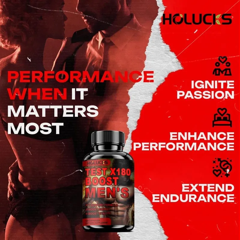 Test X180 Boost 9-in-1 T Support for Men with D-Aspartic Acid Fenugreek Tribulus Terrestris Boost Vitality & Performance — image 4