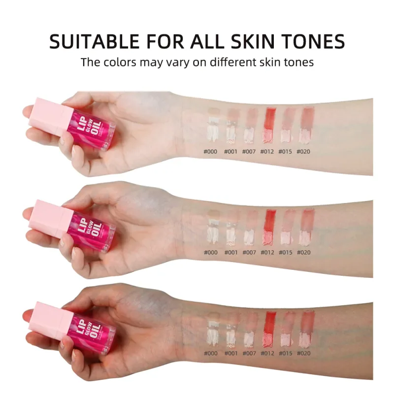 Pelembap Lip Gloss Cermin Air Lip Glaze Menyuburkan Bibir Cecair Gincu Isipadu Bibir Jelas Lip Glos Wanita Bibir Kosmetik — image 6