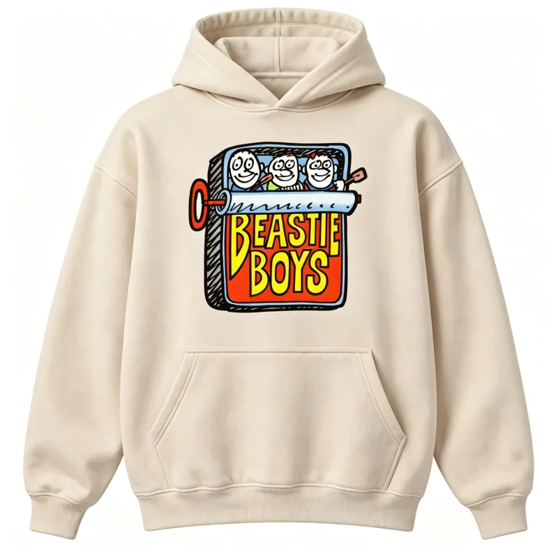 Beastie Boys Hip Hop Musik Vintage Design Luvtröja herr Höst Vinter Casual Damtröja med luva Unisex bomullsrock Topp — image 9