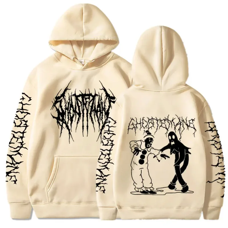 Ghostemane Double Sided Print Hoodie Men's Fashion Hip Hop Metal Rock Hoodies Gothic Oversized Sweatshirt Tracksuit Streetwear — image 20