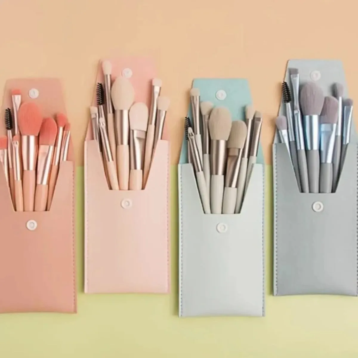 8Pcs Mini Soft Makeup Brushes Set Foundation Blush Powder Eye Shadow Highlighter Blending Make Up Cosmetic Brush Beauty Tool — image 1
