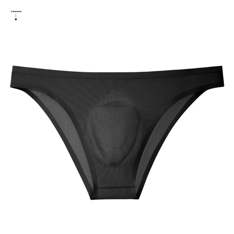 Comfortable Ice Silk Men's Triangle Panties Breathable Large Size Men Thin Briefs Lingerie Underpants Underwear for Men Men — image 13