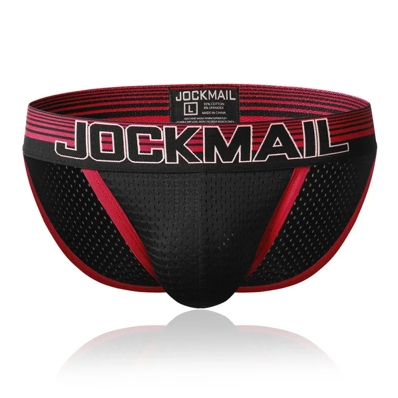 Jockmail Underwear Men Brief Pantie Calzoncillos Cuecas Gay Penis Pouch Mens Bikini Hombre Underpants Tanga Slip Bikini — image 11
