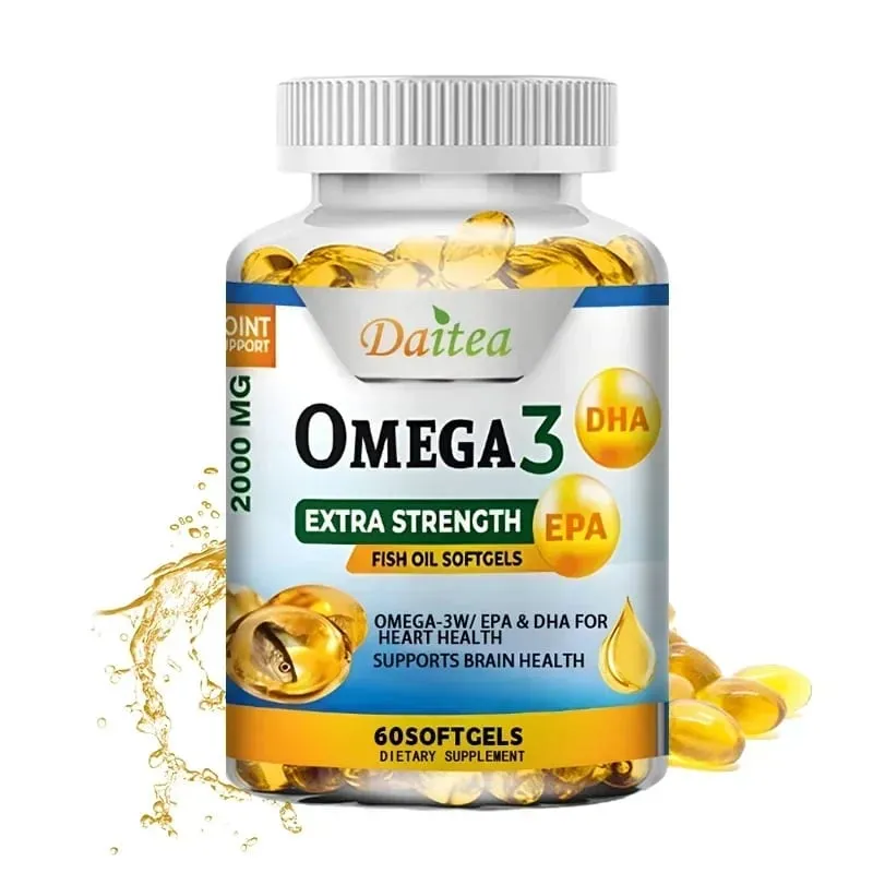 Ang Omega 3 Fish Oil 2000mg Softgels na may EPA at DHA ay sumusuporta sa Heart Brain Joint at Eye Health ay nagpapalakas ng Nerve Function at Immunity — image 10