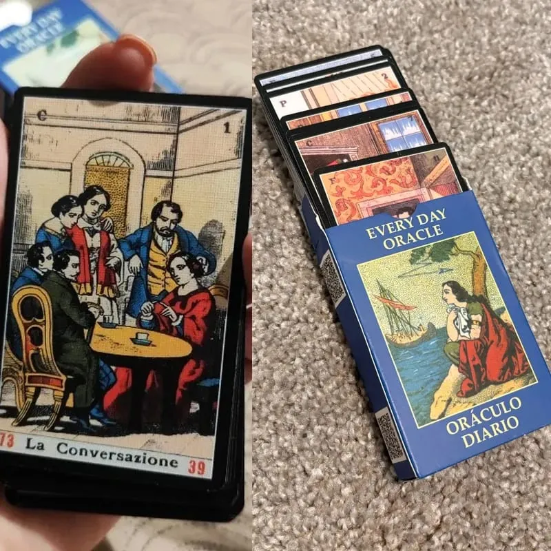 Oracle Sibyl Cards Every Day Oracle Deck Sibilla Italian Deck For Party Game Card Games New Year Gifts 52pcs/Set — image 5