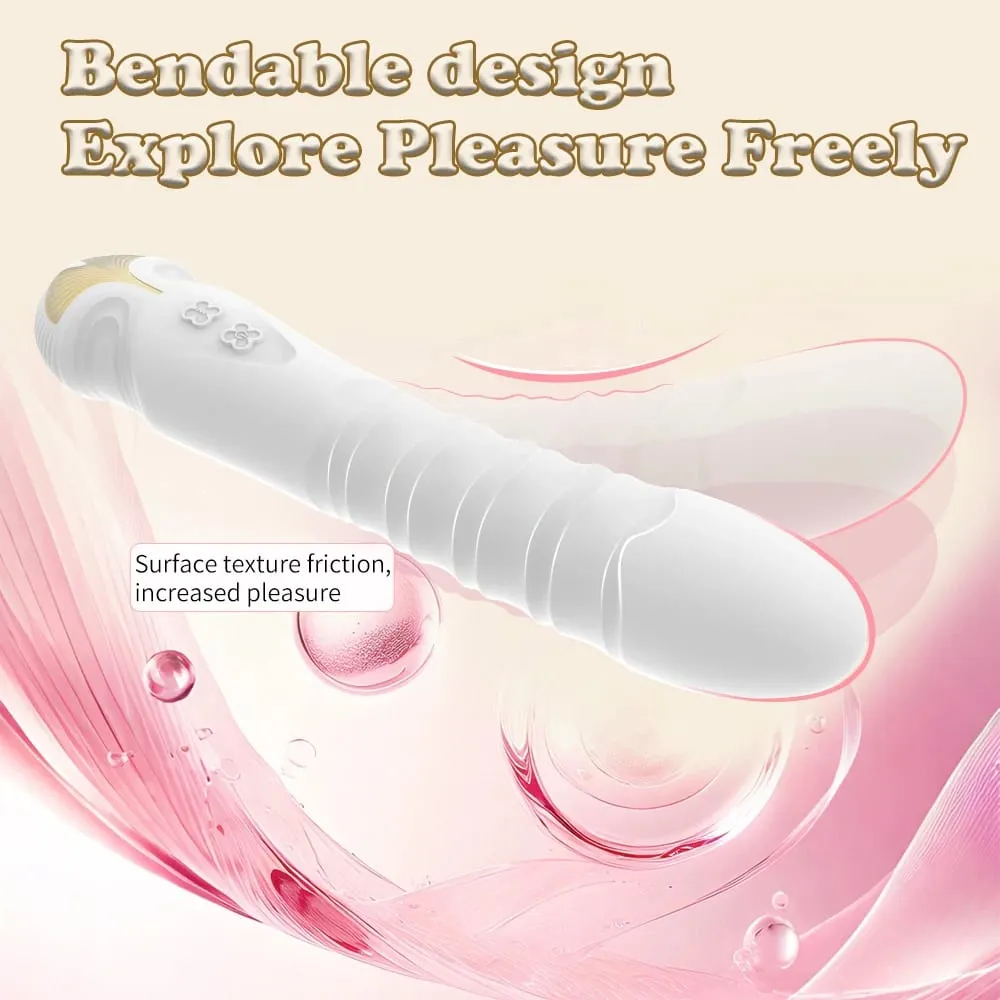 Vibrador de brinquedo sexual, estimulador vaginal dobrável de 10 frequências, masturbador feminino interativo, carregamento USB — image 2