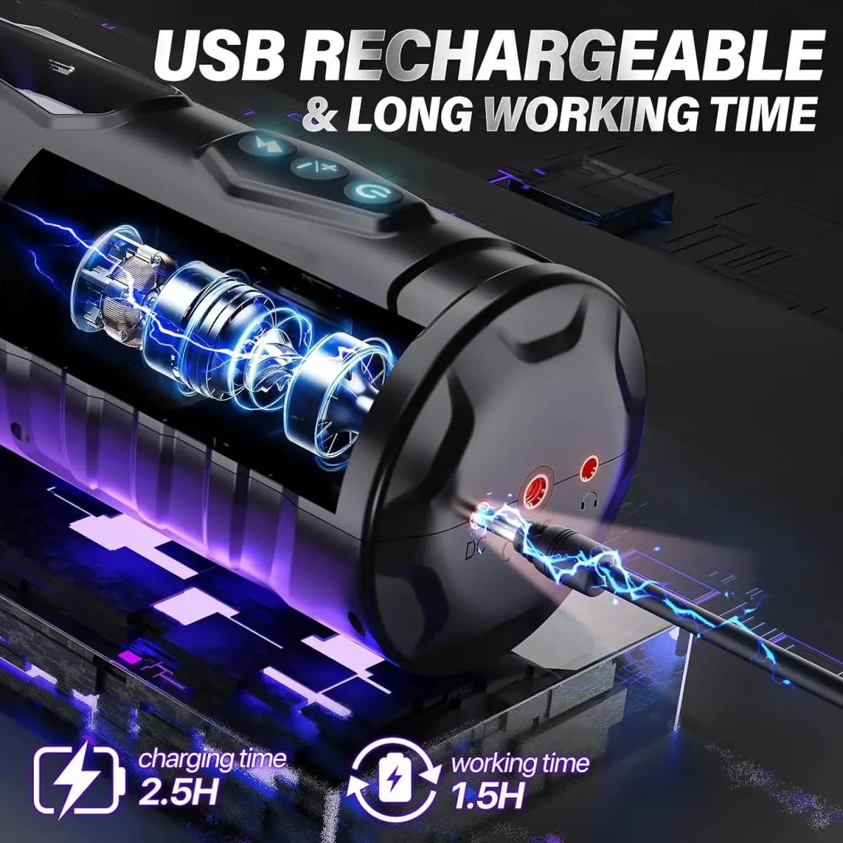 Sex Toys Vagina Masturbation Cup Masturbator Electric Automatic Shaking Sucking Sexy Groans Male Masturbator Pussy Adult Tools — image 5
