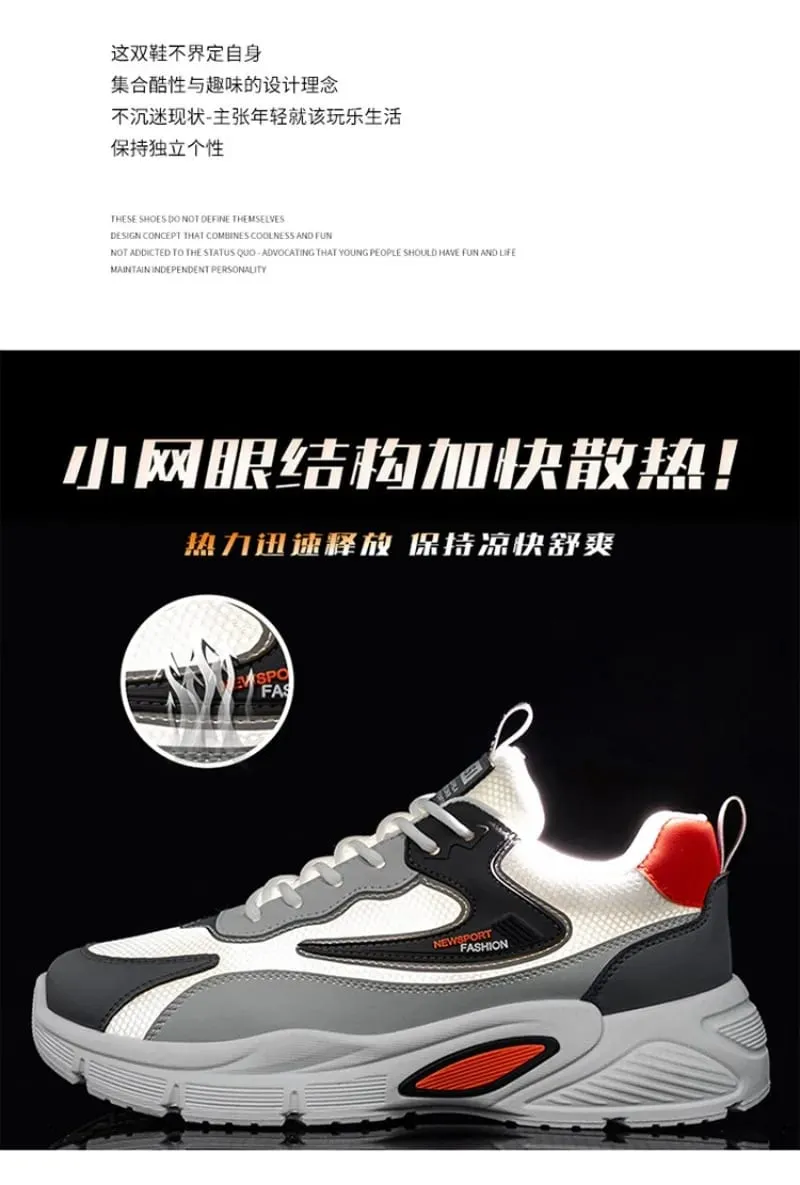 Men's Sneakers 2026New Breathable Mesh Casual Shoes Comfort Sports Running Shoes Tennis Training Shoes for Man Zapatos De Hombre