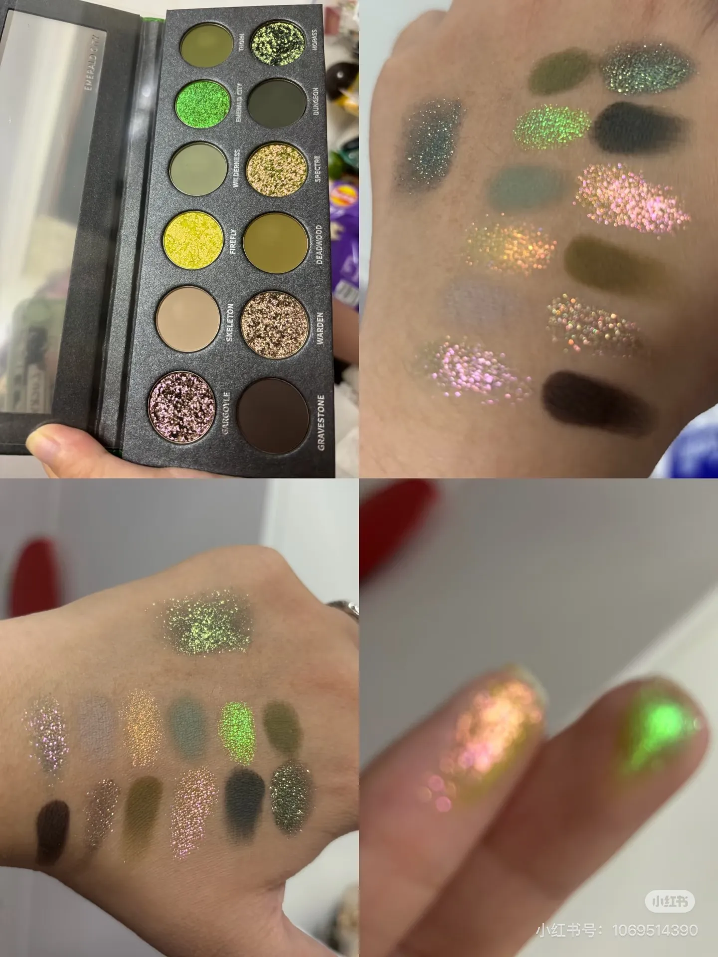 Eye Shadow Disk Chameleon Gothic Eyeshadow Matte Shimmer Soft Smoky Clown High Colors Lasting Eye Makeup — image 3