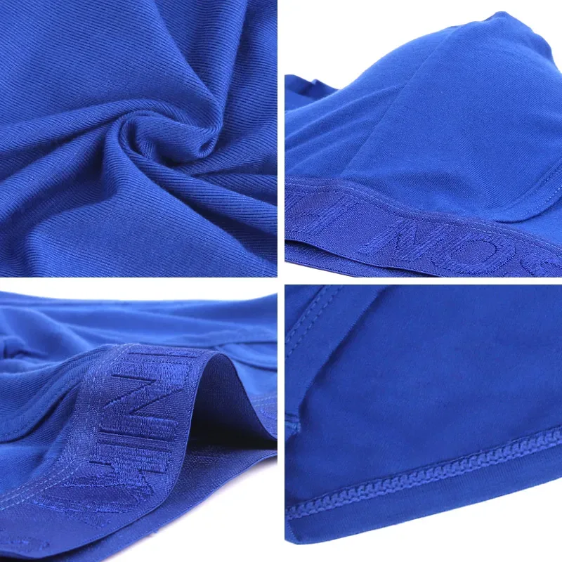 Marca Pinky Seaso, los más vendidos, pantalones triangulares sexis, ropa interior fina de Modal de Color sólido, calzoncillos de Modal ventilados de talla grande para hombres — image 6