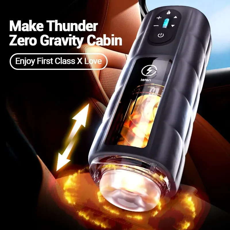 Leten Zero gravity Male Penis Training Cup Auto Thrusting and Heating Piston Stroker Adult Sex Toy For Man Penis Stimulation — image 3