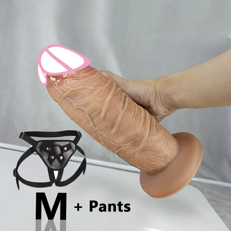 Μακρύ πέος Big Dick Super Realistic Thick Dildos Πρωκτικό Dildo Κολπικό Διαστολέα Παιχνίδι σεξ ενηλίκων Γυναικείο Αυνανισμός Buttplug — image 13