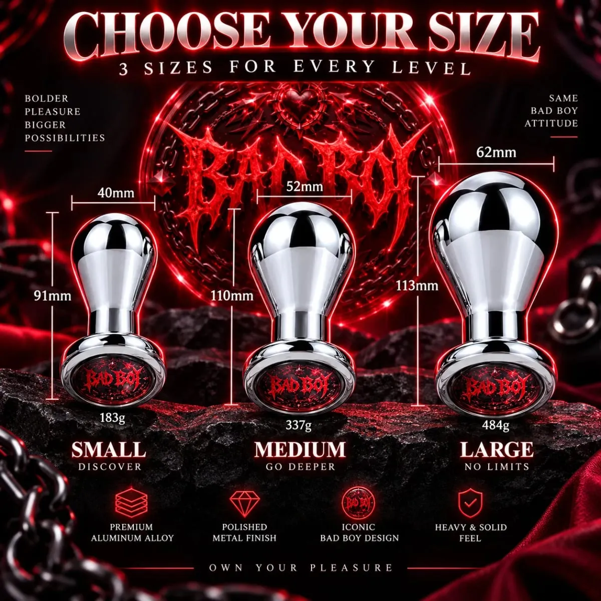 Bad Boy Femboy Gay Locked Metal Anal Plug for Women Men Couples Butt Plug Butt Toy Dildo Masturbator Anal Sex Toy Adult Product — image 6