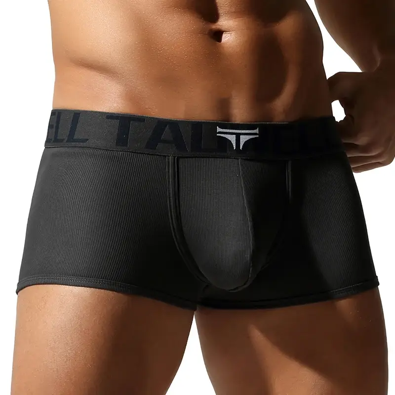Herrunderkläder, avancerade boxershorts, enfärgad, hög elasticitet, slim fit, andas — image 11