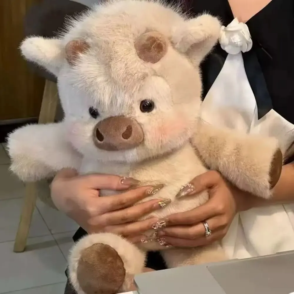 Creative Gift Soft Pig Stuffed Animal Plush Pillow Emotional Support 17.7inch Stuffed Animals Plush Cute Plush Pillow — image 7