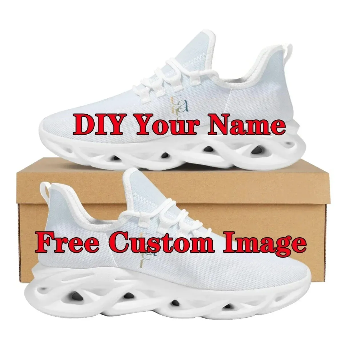 Casual Women's Dental Shoes Funny Teeth Dentist Design Flats Lace-up Sneakers Spring Breathable Beach Walking Shoe New Fashion — image 8