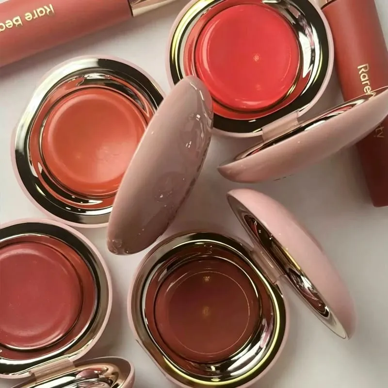 Rare Beauty Makeup Set Liquid Highlights It Remains Moist and Does Not Dry Out Blush Cream Lustrous Moist Nature Liquid Blush