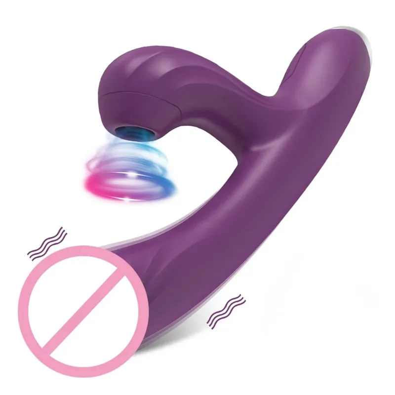 Sucking Vibrator Sex Toys for Women Vibrating Finger Massager with Suction Vibration Clitoral G Spot Stimulation Adult Products