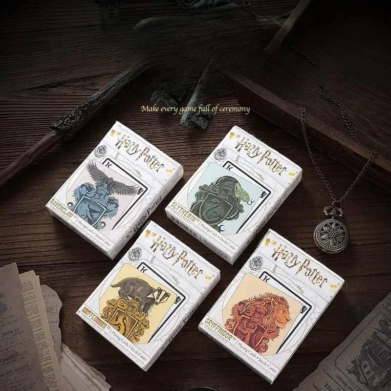 harry potter Four Colleges Poker Cards Movies TV Toys Series Magic Playing Card Entertainment Game Toy Badge Poker Figure Gift — image 2