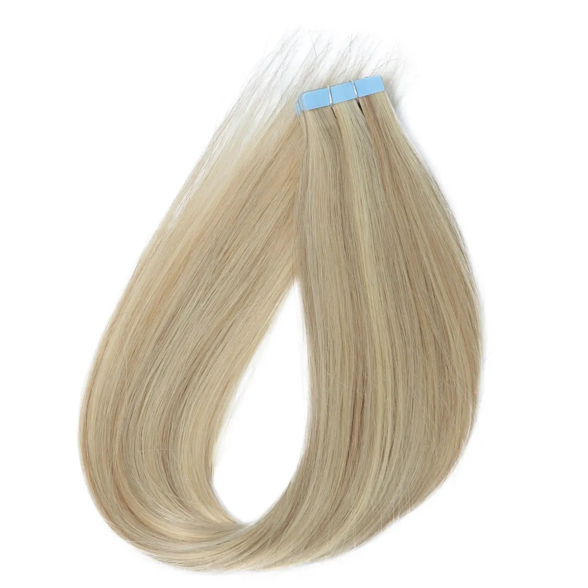 Tape In Hair Extensions 100% Human Hair Remy | 12-20 Inch 20pcs 30g Wefts for Thick or Thin Hair | No Damage Easy to Apply — image 14