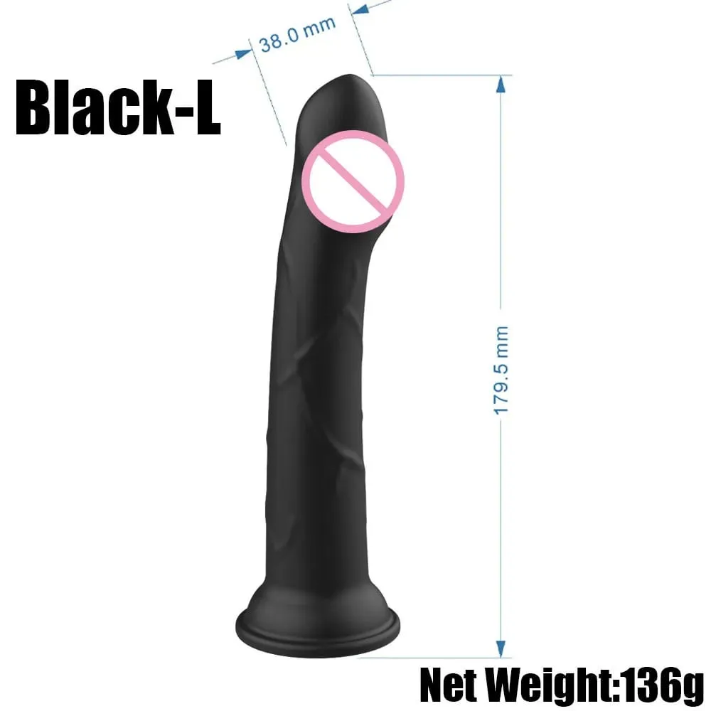 Realistic Purple Anal Dildo Butt Plug with Strong Suction Cup Base Jelly Sex Toy in Multiple Sizes for Hands Free Anal Play for — image 6