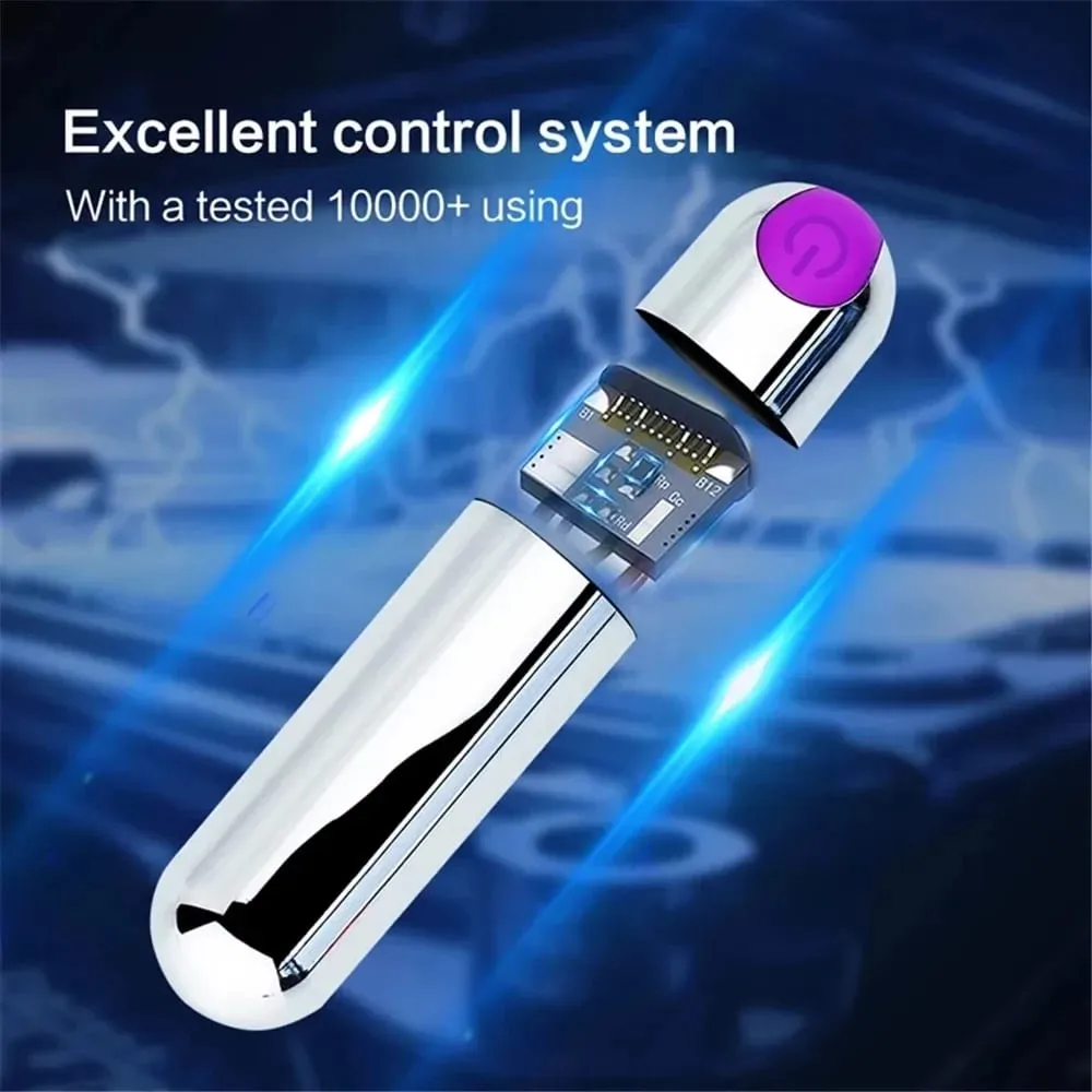 Silicone Bullet Vibrator Female Nipple Clitorals Stimulator Mini Vaginal Anal Massager Fully Waterproof Adult Sex Toys for Women — image 6