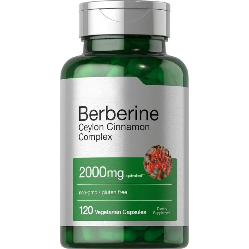 Berberine Ceylon Cinnamon Complex 2000mg Vegetariske Kapsler Ikke-GMO Glutenfri Dagligt Wellness Supplement for Voksne 120 Count