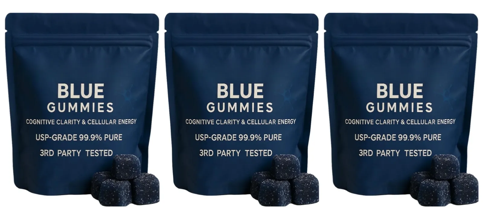 Gummy with Vitamins B2 B3 & C for For Cognitive Health & Natural Energy Lifted Mood 99.9% Pure 30 Gummies(1Pc) — image 9