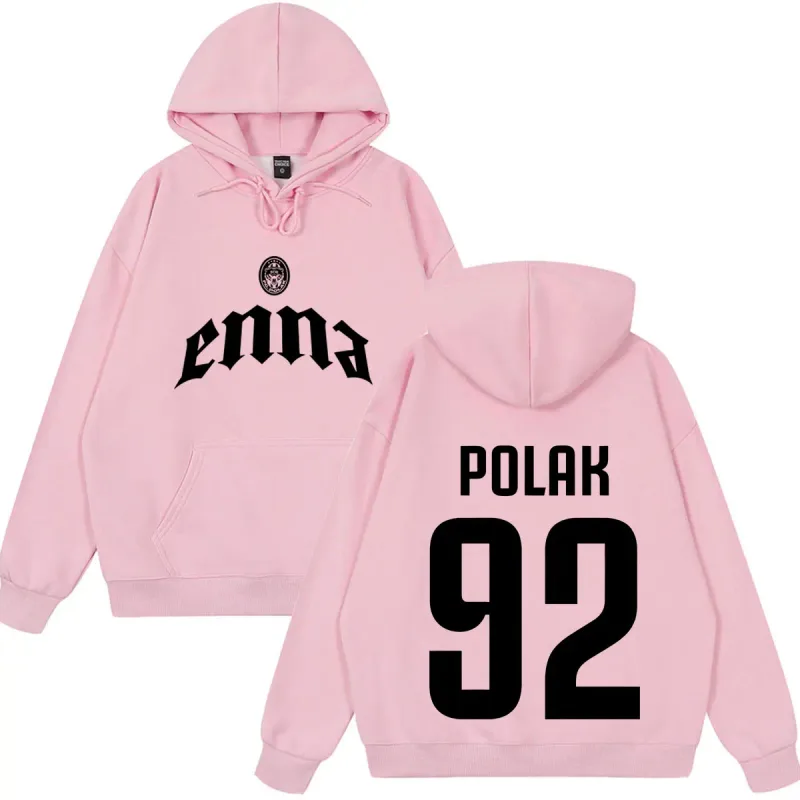 Rapper PLK Enna 2026 Tour Merch Hoodies Men Women Fashion Pullover Long Sleeves Loose Casual Hip Hop High Quality Sweatshirts