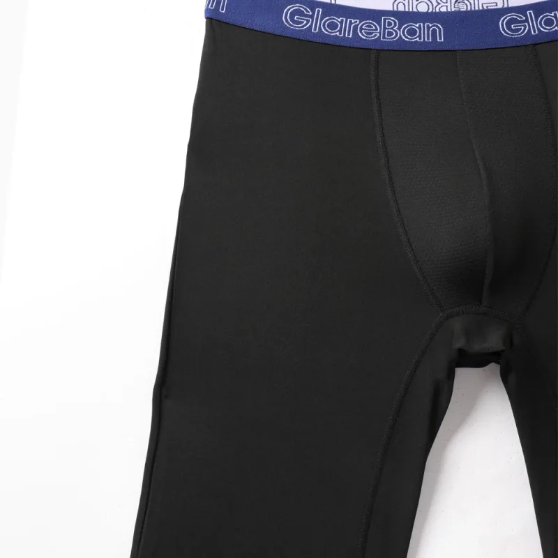 4 Stück gemischte Farben, schnell trocknende Boxershorts mit langem Bein, Unterhose, Unterwäsche für Zuhause und Sport, hochwertige Herrenhöschen — image 33