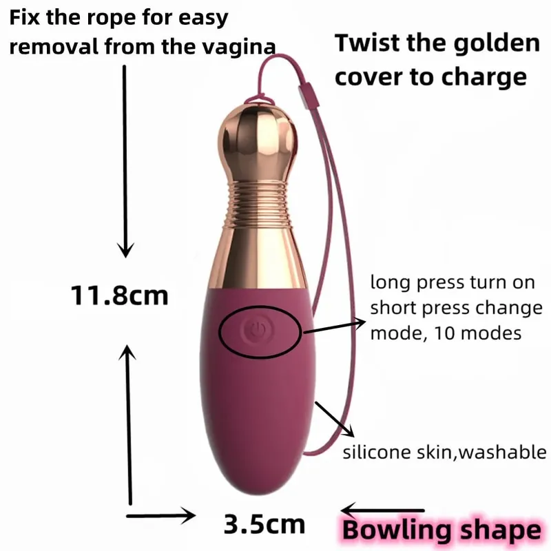 Varinha massageadora saltando ovo bala vibrador g-ponto mamilo clitóris estimulador adulto brinquedos sexuais para mulheres vibrador masturbador sex shop — image 9