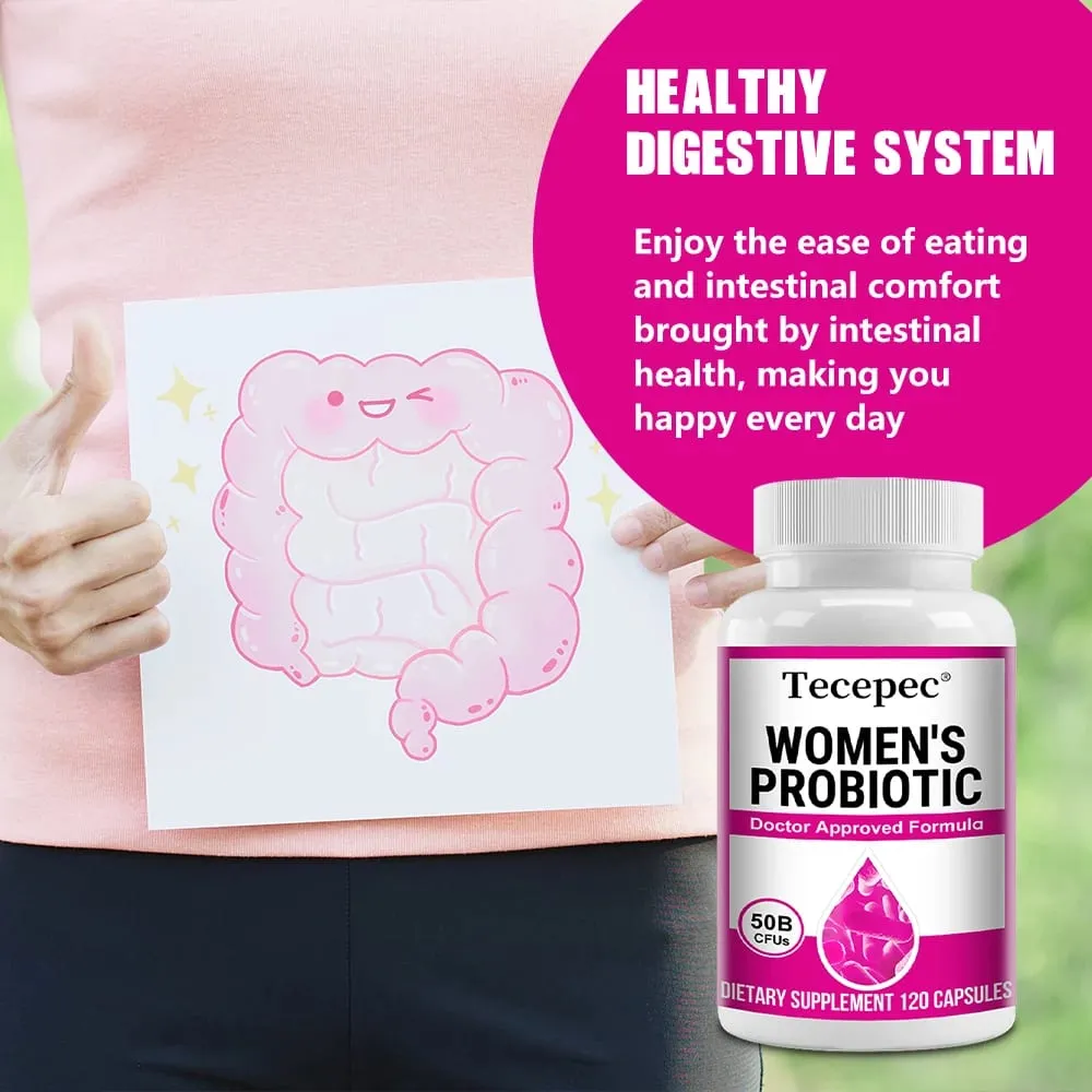 Probiotics for Women - 50 Billion CFU for Gut Health Bloating Relief Probiotics Nourish Digestion Digestive Health — image 2